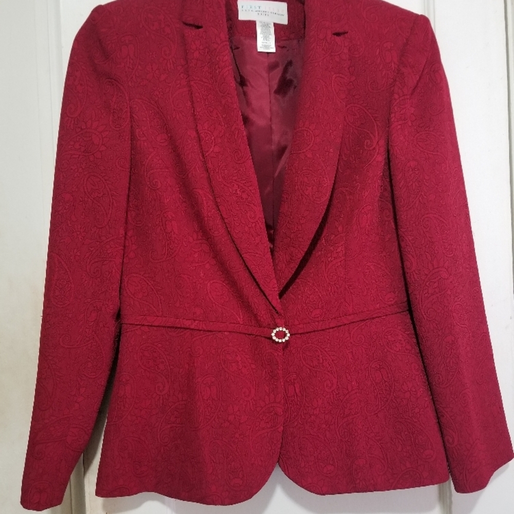 Kasper Red Blazers & Suit Jackets